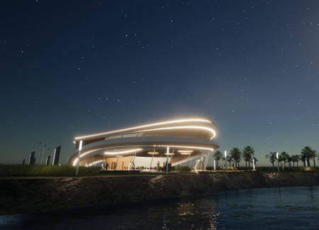 Raft Foundation with Flexible Shell Enhances Wetland Interaction