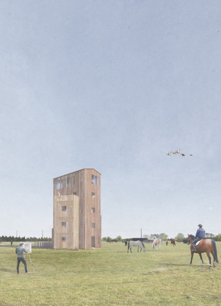 Wooden Fins and Sustainable Steel Frame Enhancing Ecotourism Experience