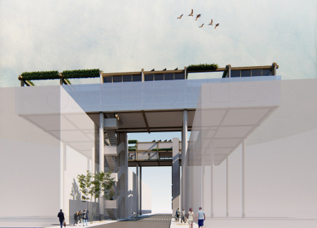 Community Living at Urban Crossroads with Sustainable Design Features