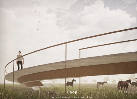 Saddles as Fa&ccedil;ade in a Horse Interaction Observation Tower