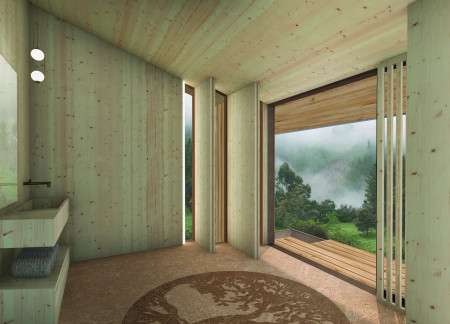 Cork Cabin with Permaculture Garden for Meditation