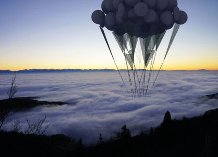 Thermochromic Water Goblets and Drop-Stitch Construction in Vertical Algae Cultivation