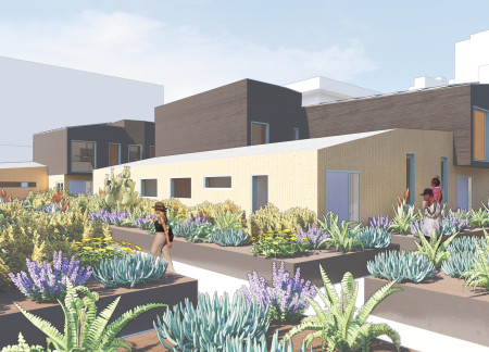 Charred Wooden Shingles and Cross-Laminated Timber Panels Redefining Urban Living Spaces