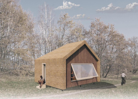Reed-Crafted Microhome Focused on Space Efficiency and Natural Ventilation