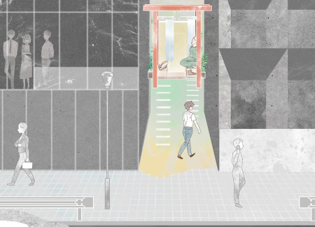 Lattice of Ivy and Tatami for Urban Serenity