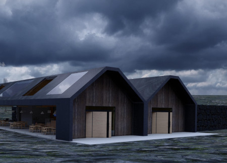 Stone and Wood Pavilion Embracing Local Culture Through Film