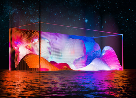 Dynamic Pavilion with AI-Curated Interaction