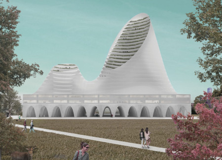 Biophilic Design with Green Features and Smooth Curves in Urban Revitalization