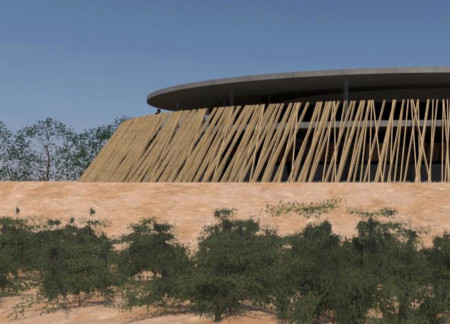 Timber Screen and Glazing Enclosure Promoting Ecological Observation