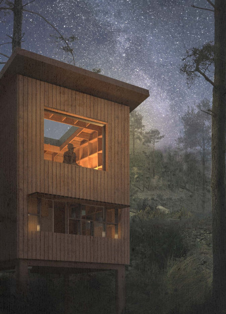 Cork Insulation and Lusitanica Oak Create a Tranquil Yoga Retreat