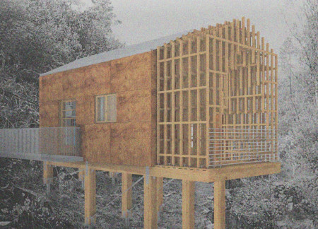 Curved Walls and Natural Wood Create a Rejuvenating Retreat for Mindfulness