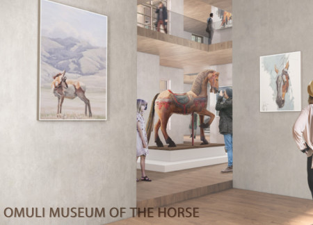 Triangle Roof Structure Emphasizing Wood Carving Within a Cultural Hub