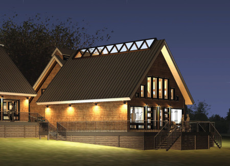 Charred Wooden Shingles and Triple-Glazed Windows in an Eco-Friendly Artistic Retreat