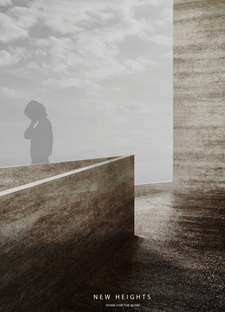 Tactile Pathways and Thermal Mass in a Desert Home for the Blind