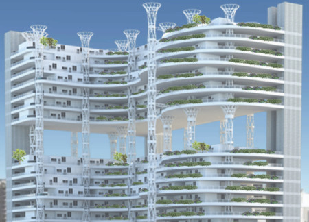 Maximizing Natural Light Through Carved Atriums in Affordable Urban Housing