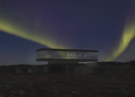 Charred Wooden Shingles and Reclaimed Timber Panels Forming a Versatile Community Hub