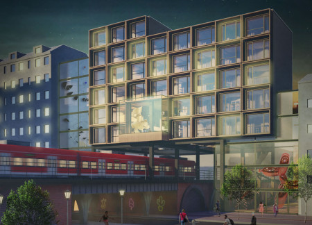 Revitalizing Urban Space with Wooden Infills Along Railway Corridors