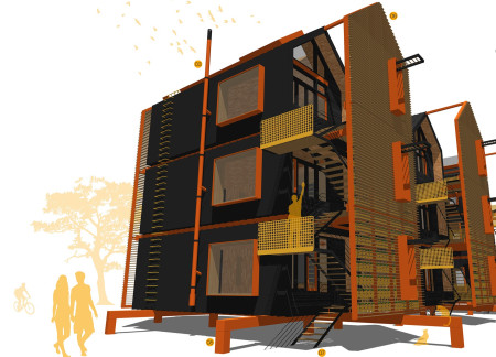 Hydroponic Facade and Aerogel Insulation in Micro Living Solutions