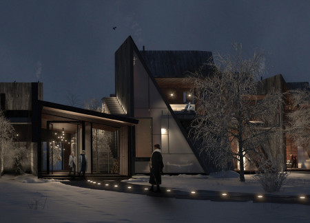 Aluminum Shading Frames and Wood Structures for Community Engagement