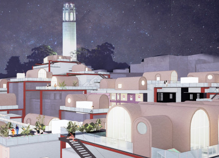 Vertical Living Space Incorporating Prefabricated Steel and Sustainable Green Roofs