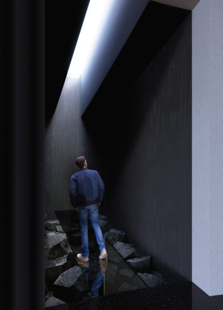 Basalt and Pumice Pavilion with Panoramic Views of Hverfjall Crater