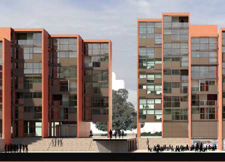 Vertical Layers Transforming Communal Living Through Self-Organization