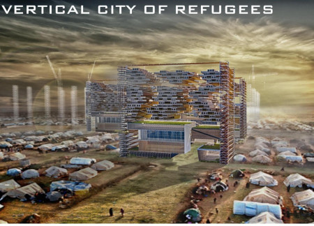 Modular Shelter with Community Spaces at the Border