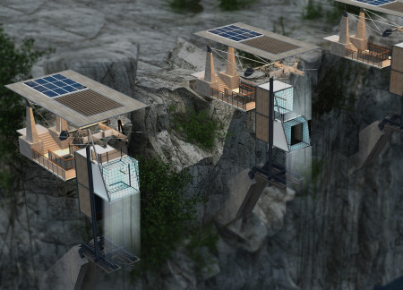 Glass Partitions and Wood-Steel Panels in Compact Urban Living