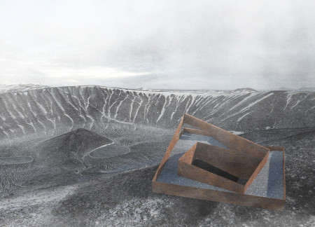 Lava Rock Construction with Integrated Earth Elements