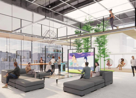 Flexible Workspace Designed for Content Creators with Dedicated Interaction Zones