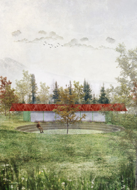 Half-Circular Cabins Embracing Vineyard Serenity in Sustainable Wood