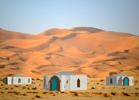 High Thermal Mass Design Featuring Tilt-up Concrete Walls in a Desert Lodge