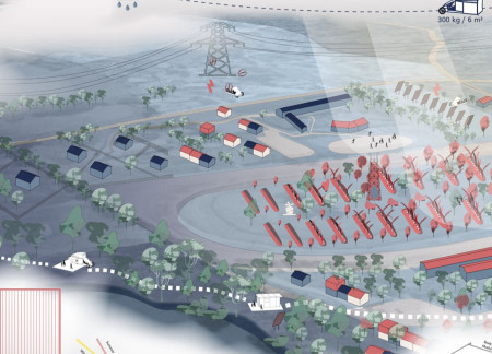 Inflatable Shelter Constructed with Reclaimed Inner Tubes and Tarpaulins for Sustainable Living