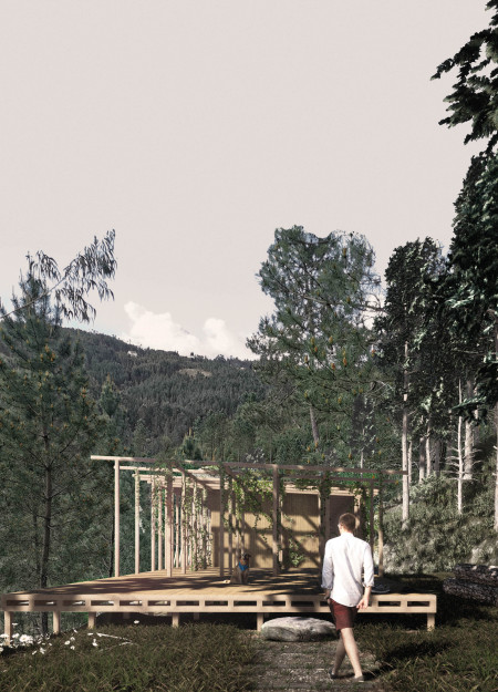 Cork and Pine Retreat Integrating Greywater Management in Natural Surroundings