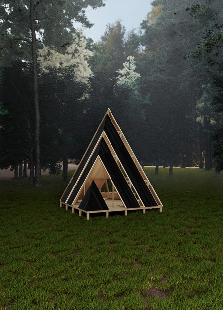 Fractal Geometry and NZ Redwood Create a Space for Meditation and Connection