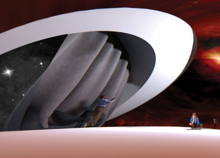 Rugged Dhome Structure Embracing Urban Interactivity in Nebraska