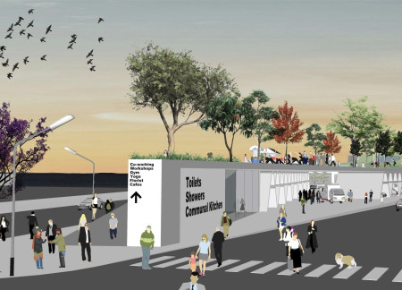 Communal Car Park Supporting Nomadic Economy and Community Integration