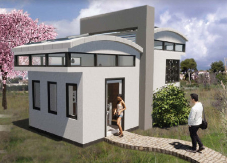 Rainwater-Capturing Wall Featuring Hempcrete and Cross-Laminated Timber for Sustainable Living