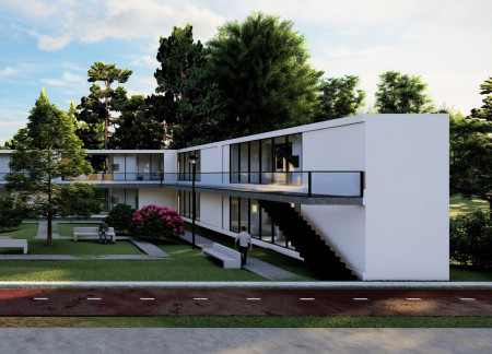 Rainwater Harvesting and Solar-Powered Community Housing