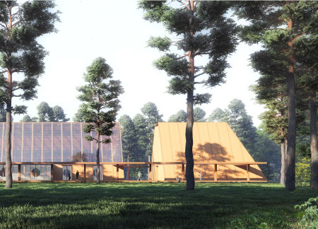 Natural Light and Sky Views in a Therapeutic Hospice Setting