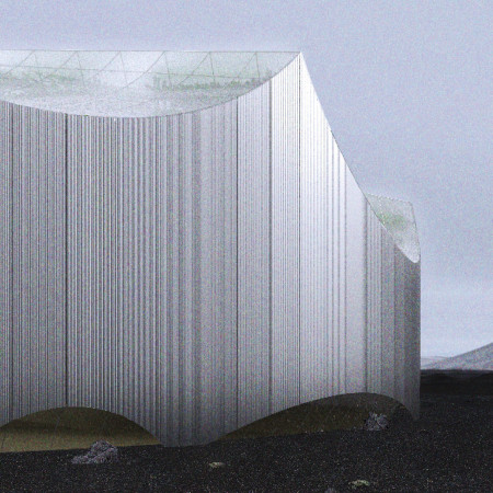 Hanging Greenhouses and Rammed Earth Create a Circular Dining Experience