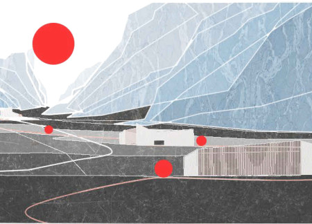 Red Ball Pavilion Enhancing Interaction Through Movement and Art Representation