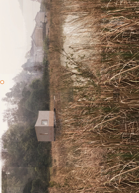 Unpainted Brick and Tiled Roofs Create a Home Emphasizing Family Connections