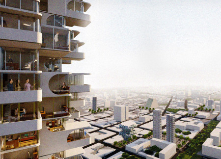 Flexible Living Through Rotational Units and Transparent Spaces