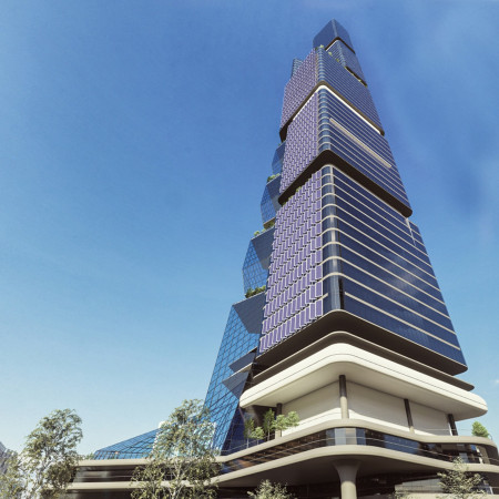 Glass Facade Embracing Natural Light with Expansive Sea Views