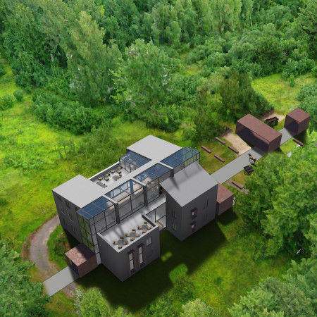 Engaging Community Spaces with a Roof Garden and Natural Light