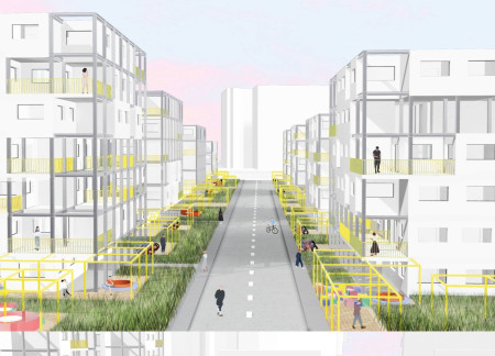 Fibre Cement Cladding and Woodfibre Insulation in Flexible Urban Residences