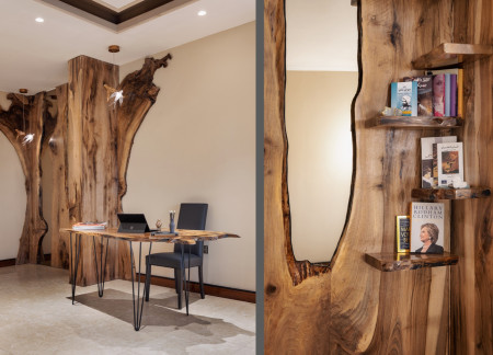 Brown and Blue Retreat Promoting Personal Growth and Empowerment