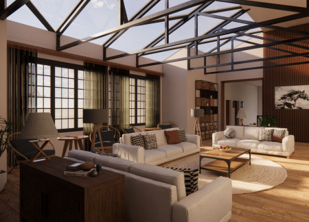 Metal Art Installations and Community Spaces in an Equestrian Cultural Hub