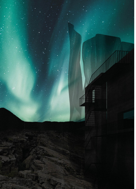 Dynamic Reflection Through Mirrored Facade and Translucent Panels in a Multifunctional Visitor Center